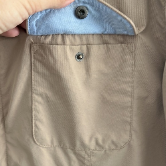 Johnston and Murphy rain coat jacket waterproof zip and button closure - Picture 3 of 12
